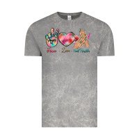 Cloud Rock Peace Love Nail Hustler Vintage Tee - BundleAndBundleShop