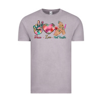 Vintage Zinc Peace Love Nail Hustler Vintage Tee - BundleAndBundleShop