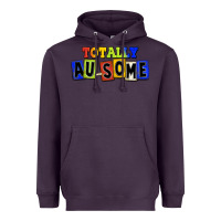 Plum Totally au-some Heavyweight Hoodie - FaDigitalArtStudio