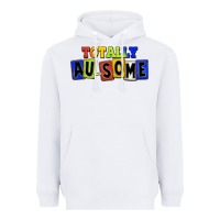 White Totally au-some Heavyweight Hoodie - FaDigitalArtStudio