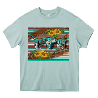 Arona western cow serape leopard sunflowers mousepad Heavy Core Tee - BarkalooDesign