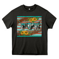 Asphalt western cow serape leopard sunflowers mousepad Heavy Core Tee - BarkalooDesign