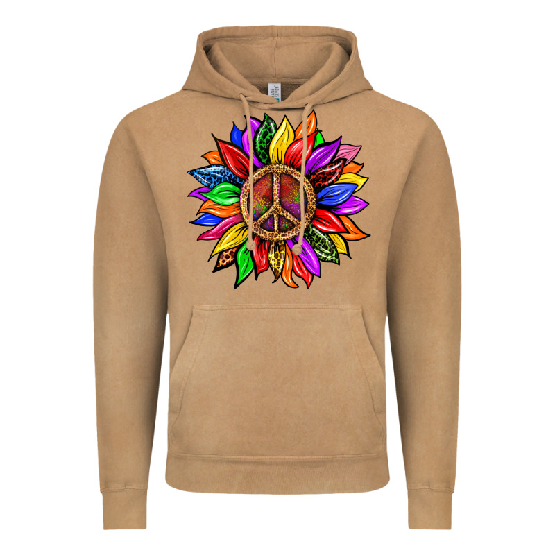 Pride Lgbtq+ Sunflower With Peace Vintage Hoodie by BundleAndBundleShop | Teevron