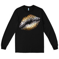 Black Cheetah Lips Long Sleeve Tee - Bettercallsaul