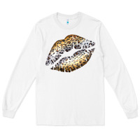 White Cheetah Lips Long Sleeve Tee - Bettercallsaul