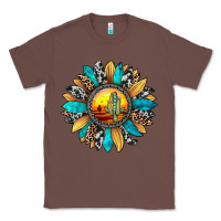 Chestnut sunset sunflower Classic Tee - JahusDesignShop