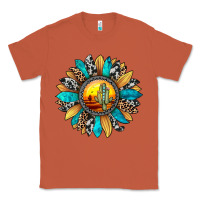 Copper sunset sunflower Classic Tee - JahusDesignShop