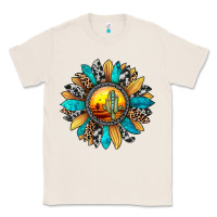 Natural sunset sunflower Classic Tee - JahusDesignShop