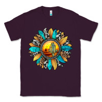 Plum sunset sunflower Classic Tee - JahusDesignShop