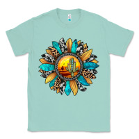 Seafoam sunset sunflower Classic Tee - JahusDesignShop