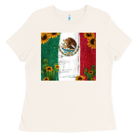 Bone cactus sunflower mexican flag z Ladies Tee - Jasminsmagicworld