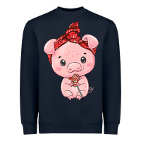 Cute Pig Heavyweight Sweatshirt | Teevron