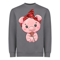 Storm cute pig Heavyweight Sweatshirt - texasbilliewilder
