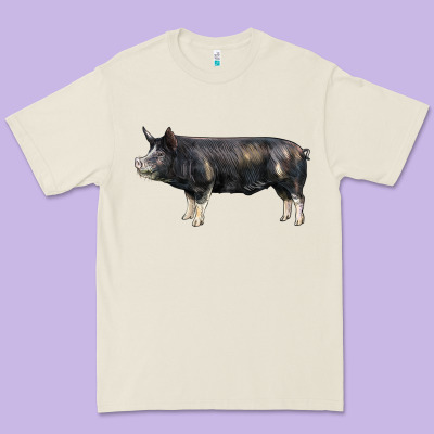 Berkshire Pig Premium Tee Designed By Lillyallendesigns