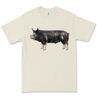 Bone berkshire pig Premium Tee - LillyAllenDesigns