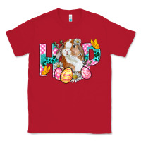 Red Hop Bunny Easter Classic Tee - BundleAndBundleShop
