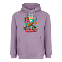 Dental Assistant Dentist Frappe Heavyweight Hoodie | Teevron