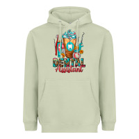 Matcha Dental Assistant Dentist Frappe Heavyweight Hoodie - FaDigitalArtStudio