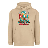 Mushroom Dental Assistant Dentist Frappe Heavyweight Hoodie - FaDigitalArtStudio