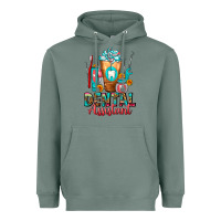 Sage Dental Assistant Dentist Frappe Heavyweight Hoodie - FaDigitalArtStudio