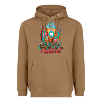 Toasted Coconut Dental Assistant Dentist Frappe Heavyweight Hoodie - FaDigitalArtStudio