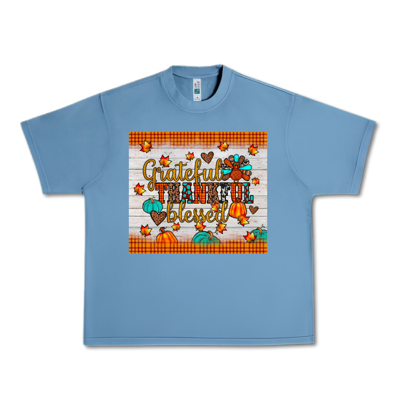 Grateful Thankful Blessed Urban Heavy Tee by JahusDesignShop | Teevron
