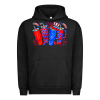 Pigment Black american obsessive cup Urban Hoodie - CowhideDigitalArt
