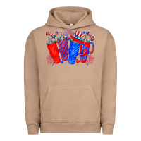 Pigment Burro american obsessive cup Urban Hoodie - CowhideDigitalArt
