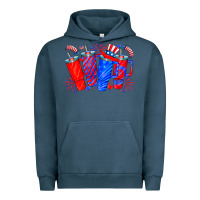 Pigment Midnight Navy american obsessive cup Urban Hoodie - CowhideDigitalArt