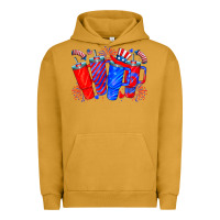Pigment Peanut Butter american obsessive cup Urban Hoodie - CowhideDigitalArt