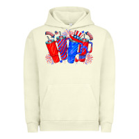 Pigment Pistachio american obsessive cup Urban Hoodie - CowhideDigitalArt