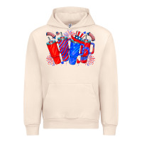 Sandshell american obsessive cup Urban Hoodie - CowhideDigitalArt