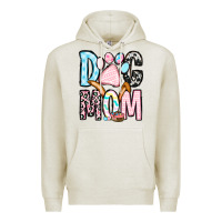 Oatmeal Heather Easter dog mom Premium Hoodie - OliviaCreatesArt