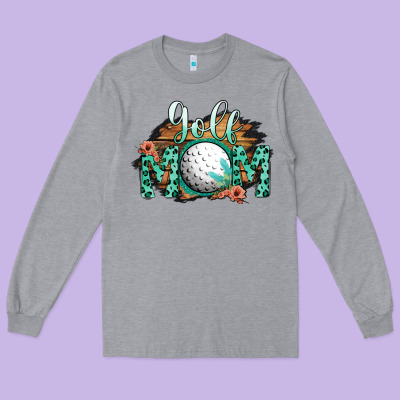Golf Mom Long Sleeve Tee Designed By Bettercallsaul