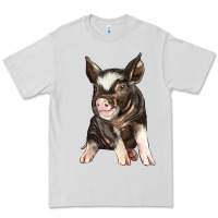 Dove Grey baby berkshire pig Premium Tee - LillyAllenDesigns