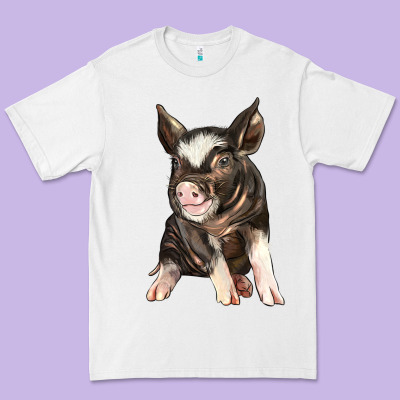 Baby Berkshire Pig Premium Tee Designed By Lillyallendesigns