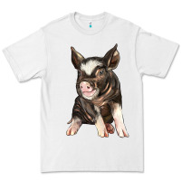 White baby berkshire pig Premium Tee - LillyAllenDesigns