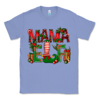 Colony Blue Christmas Mama Elf Classic Tee - BundleAndBundleShop