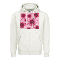 Oatmeal Heather breast cancer sunflower Zipper Hoodie - CowGirlArtShop