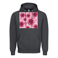 Smoke breast cancer sunflower Zipper Hoodie - CowGirlArtShop