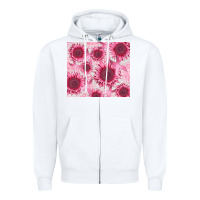 White breast cancer sunflower Zipper Hoodie - CowGirlArtShop