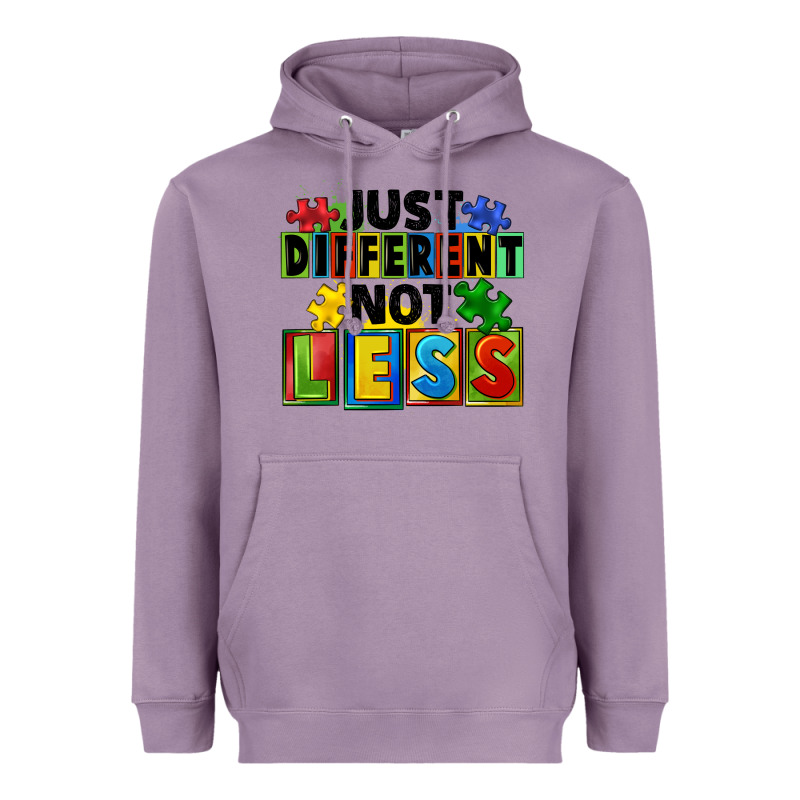 Just Different Not Less Heavyweight Hoodie by FaDigitalArtStudio | Teevron