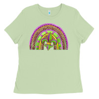 Matcha mardi gras rainbow Ladies Tee - Jasminsmagicworld