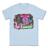 Dusty Blue hello summer Classic Tee - SublimationCraftShop
