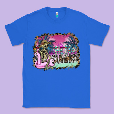 Hello Summer Classic Tee Designed By Sublimationcraftshop