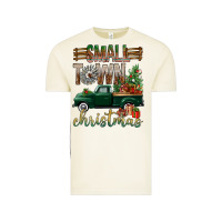 Vintage Arctic Small Town Christmas With Truck Vintage Tee - BundleAndBundleShop