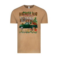 Vintage Camel Small Town Christmas With Truck Vintage Tee - BundleAndBundleShop