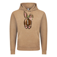 Vintage Coffee American Football Easter Bunny Vintage Hoodie - BundleAndBundleShop