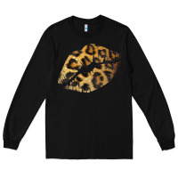 Black Leopard Lips Long Sleeve Tee - Bettercallsaul