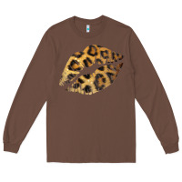 Chestnut Leopard Lips Long Sleeve Tee - Bettercallsaul